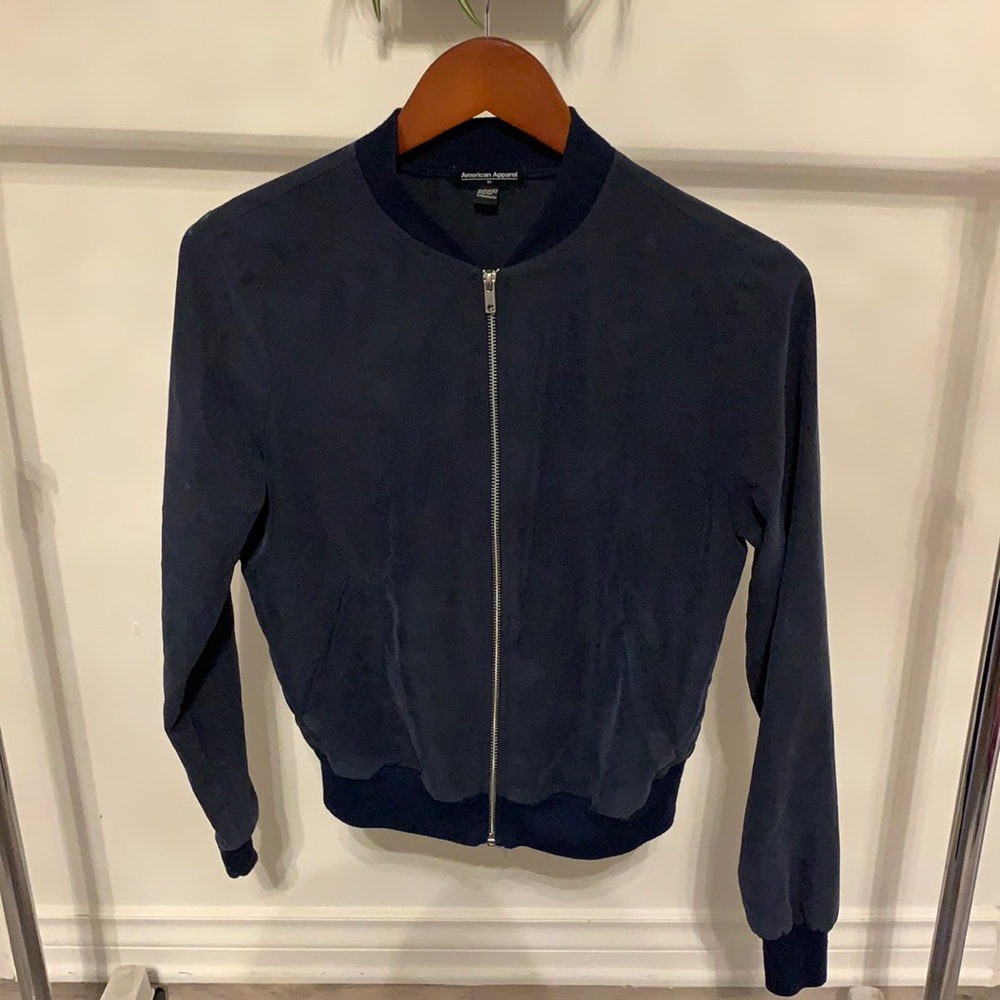 American Apparel Navy Bomber